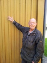 Driftssjef Einar Gundersen er stolt over resultatet av husvasken, foto: Siw Nordgård