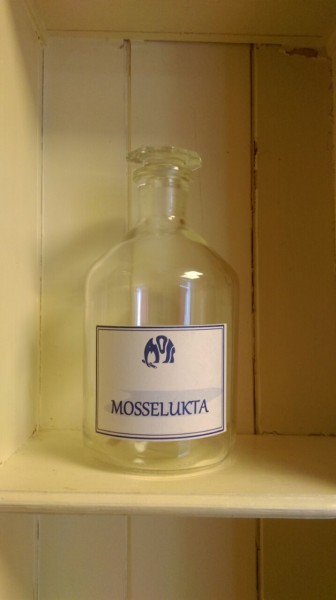 Mosselukta på flaske i Verket 20, foto: Camilla Gjendem